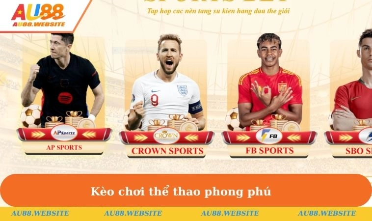 Kèo chơi thể thao với sự phong phú